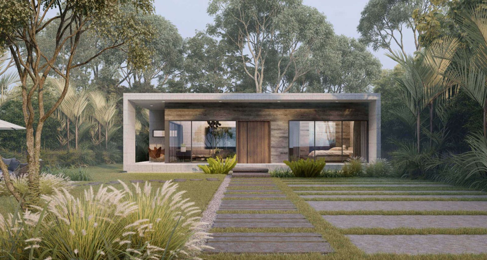 Type A 2 BHK Single Level Forest Villa